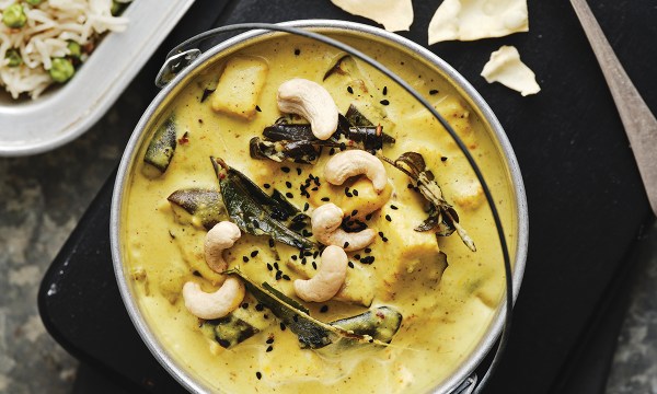 Thumbnail for Recipe: Paneer & eggplant curry