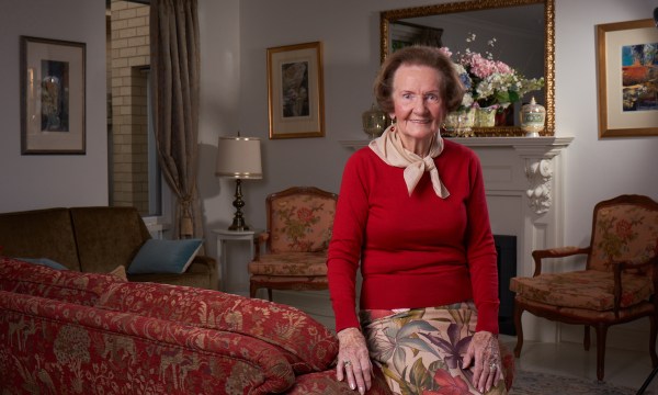 Marjorie Fitz-Gerald celebrated her 90th birthday on April 19, and she’s still supporting the arts in South Australia. Photograph Aubrey Jonsson
