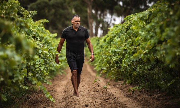 First nations leader and former NBL player Paul Vandenbergh has co-founded an Indigenous-owned wine label called Munda Wines. Photo: Dragan Radocaj.