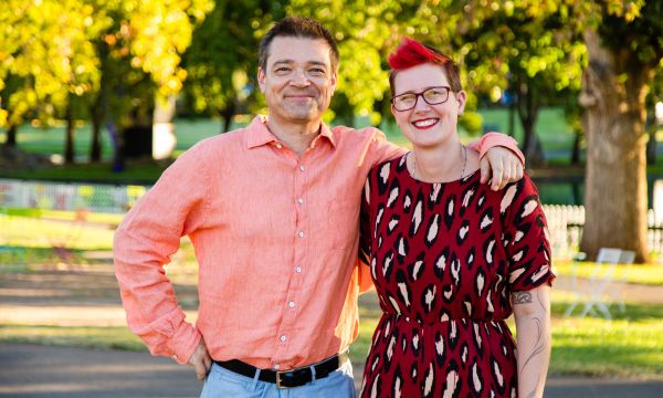 Daniel Michael with Gluttony co-director Elena Kirschbaum.