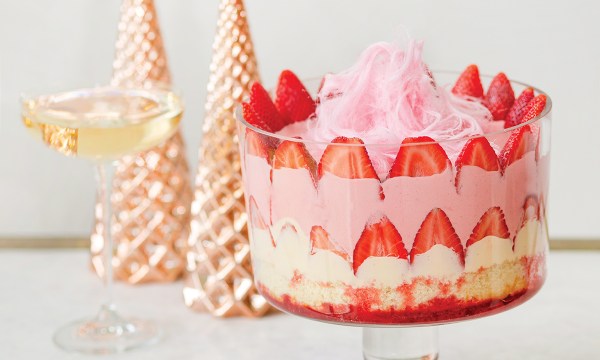Thumbnail for Strawberry tipsy trifle