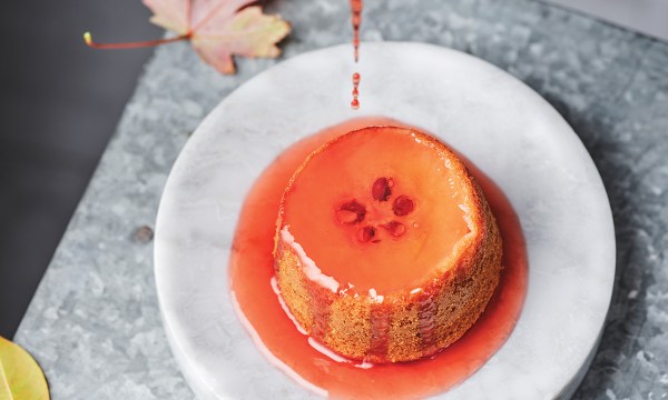 Thumbnail for Recipe: Poached quince puddings