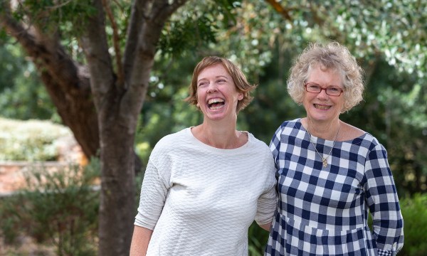 Mitchell Wines winemaker Hilary Mitchell with her mother, Jane Mitchell, who is a founder and stalwart of Clare Valley Gourmet.
