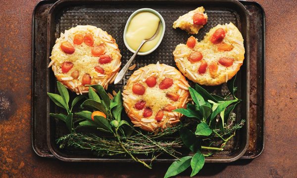 Thumbnail for Kumquat and almond tarts with lemon and thyme posset