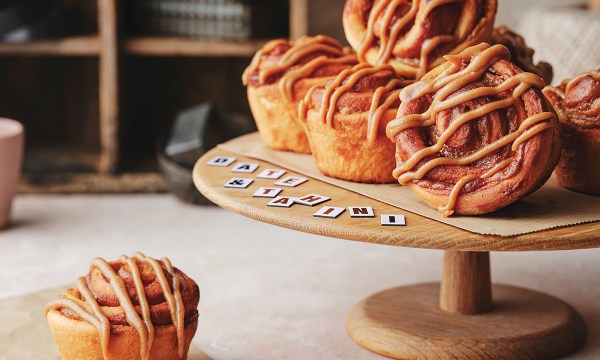 Thumbnail for Sticky date and tahini buns
