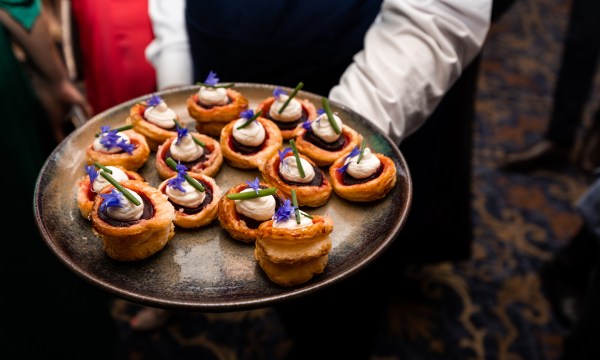 Some decadent canapes at last year's SALIFE Absolute Best Awards. Photograph Frankie the Creative