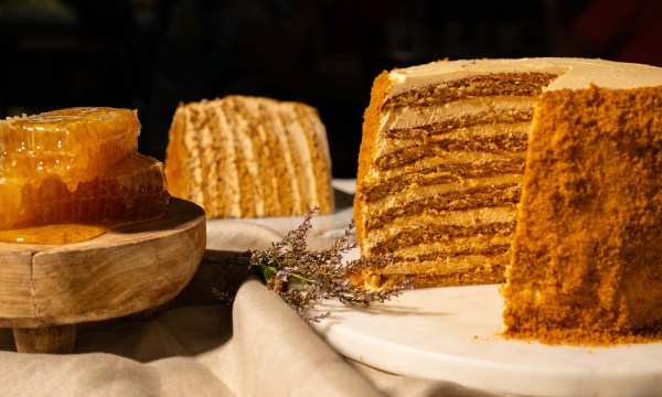 Thumbnail for Larissa’s Medovik honey cake