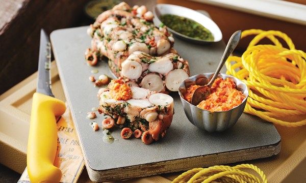 Thumbnail for Limestone Coast octopus terrine with romesco sauce