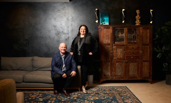 Lee Cumberlidge and Rachael Azzopardi are in the midst of this year's iteration of Illuminate Adelaide.