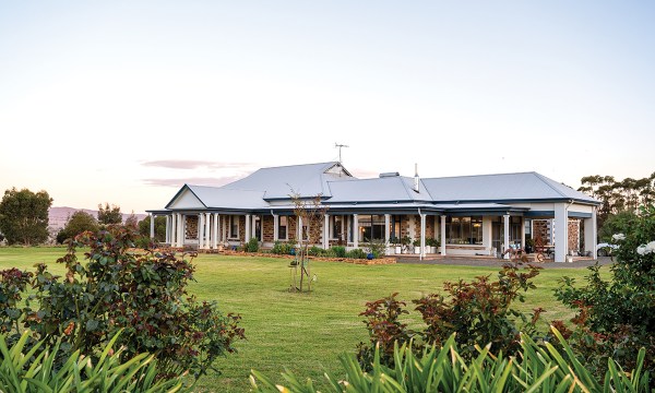 The house is one of a few dwellings on the working farm which has been in Bill's family for six generations.