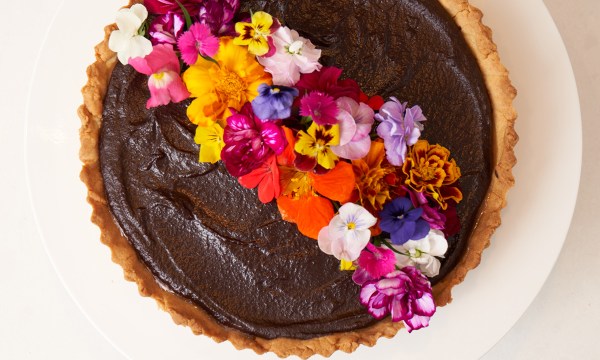 Thumbnail for Recipe: Salted caramel chocolate ganache tart