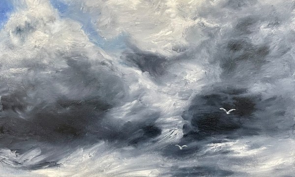 Photo: Eden Lydia, Up in the clouds towards blue skies