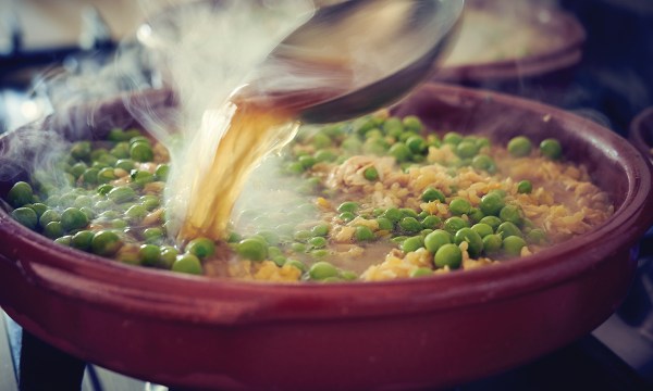 Thumbnail for Recipe: Saffron rice with salted mulloway