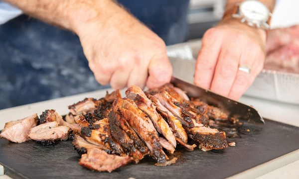 Thumbnail for Recipe: Greek marinated rotisserie lamb