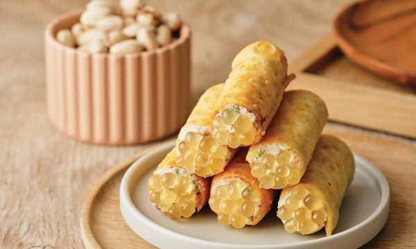 Thumbnail for Recipe: Savoury cannoli with smoked chicken pate