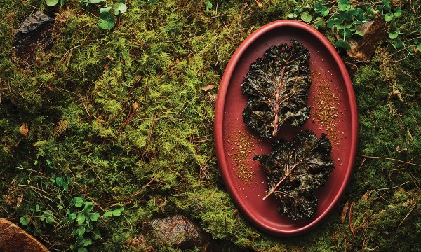 Thumbnail for Recipe: Jerk spiced kale chips