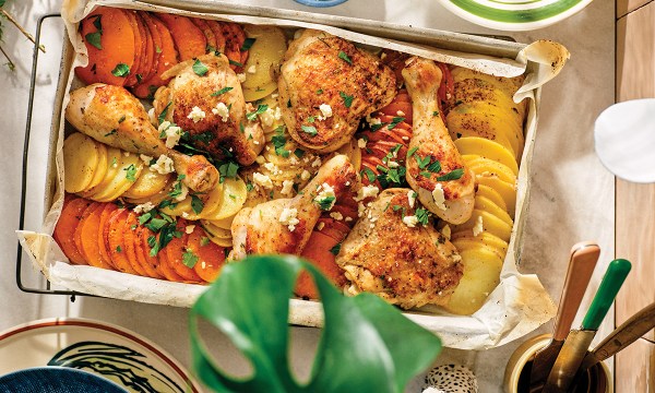 Thumbnail for Recipe: Chicken tray bake