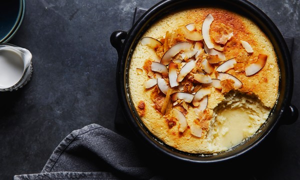 Thumbnail for Recipe: Lemon & coconut delicious pudding