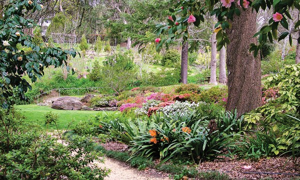 Volunteers spend countless hours maintaining the majestic grounds of Stangate House.