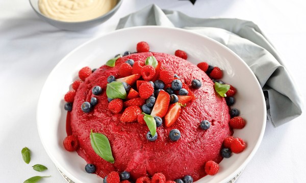 Thumbnail for Recipe: Summer pudding with basil custard