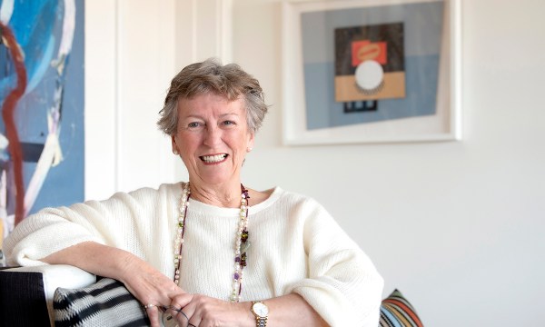 Diana Laidlaw surrounds herself with beautiful art. 