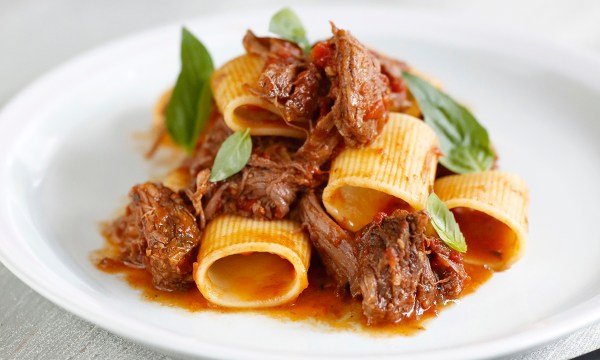 Thumbnail for Recipe: Beef ragu with pasta and pecorino 