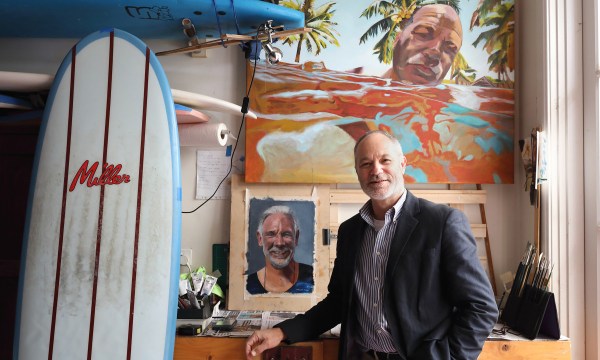 Michael Baigent in his studio. Photo: Tony Lewis/Solstice Media