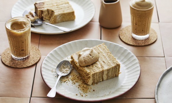 Thumbnail for Honey and coffee spice cake with coffee ‘schiuma’ and coffee syrup