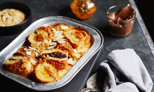 Thumbnail for Recipe: Croissant bread & butter pudding